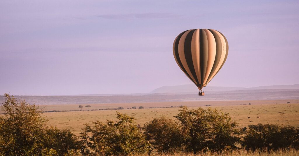 hot-air balloon safari